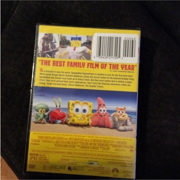 PARAMOUNT The SpongeBob Movie Sponge Out Of Water New in package sealed - Picture 3 of 8